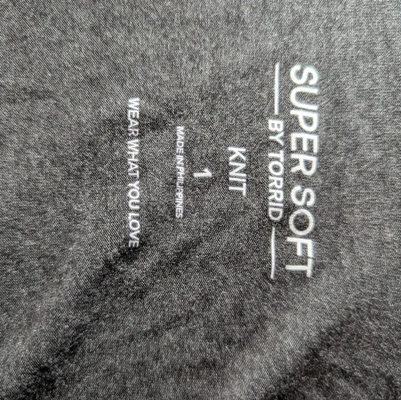 Torrid Super Soft Knit in Charcoal - Picture 6 of 6